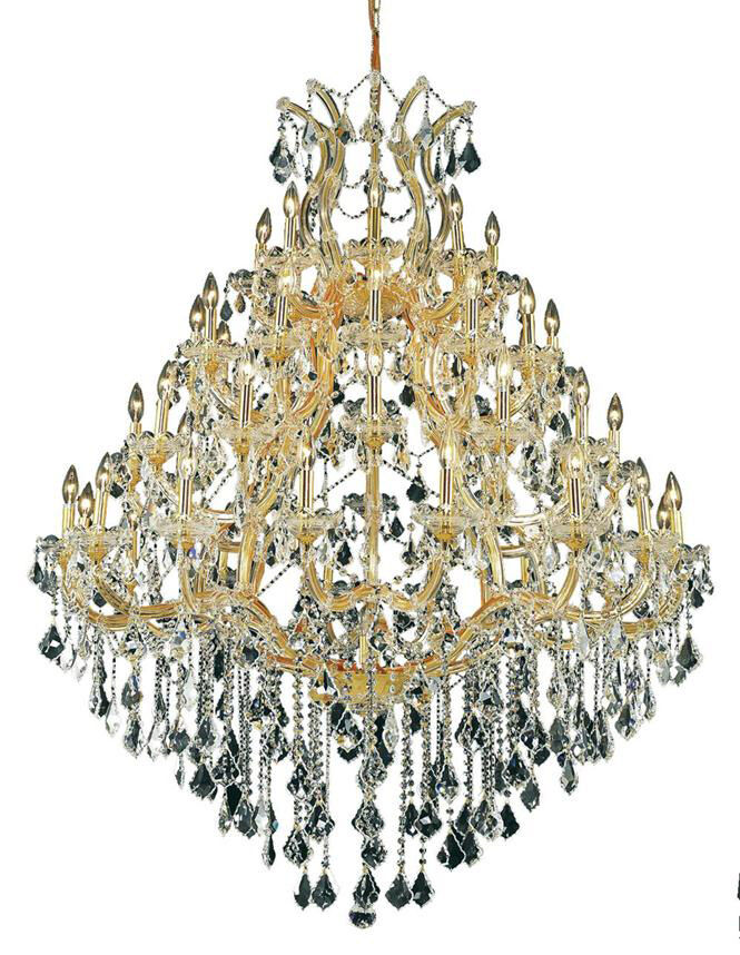 Maria Theresa 49 Light 46 inch Gold Foyer Ceiling Light in Clear, Royal Cut