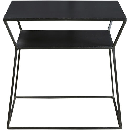 Osaka 19 X 19 inch Black Side Table