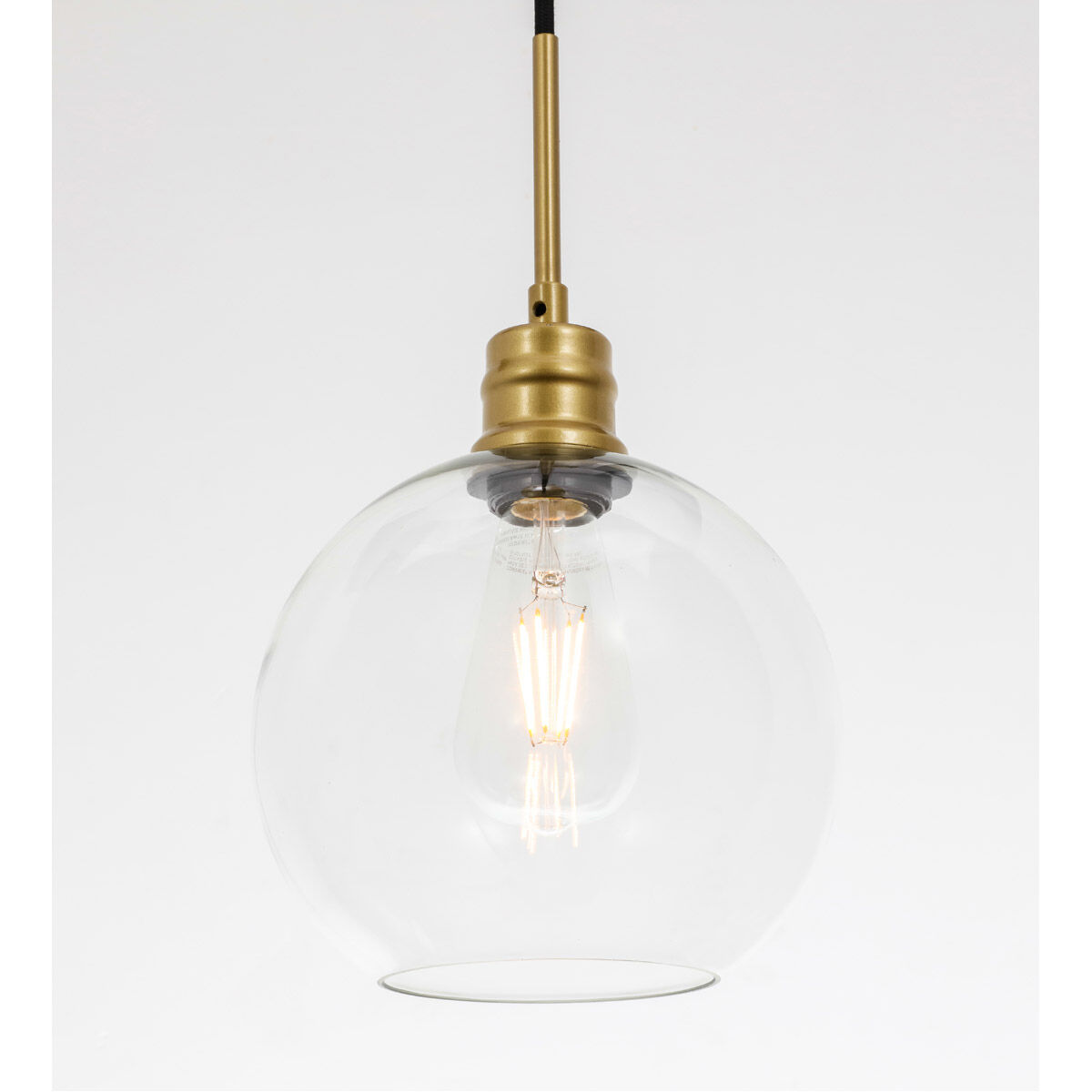 Emett 1 Light 8 inch Brass Pendant Ceiling Light