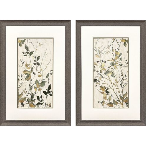 Neutral Green Green and Beige Framed Art