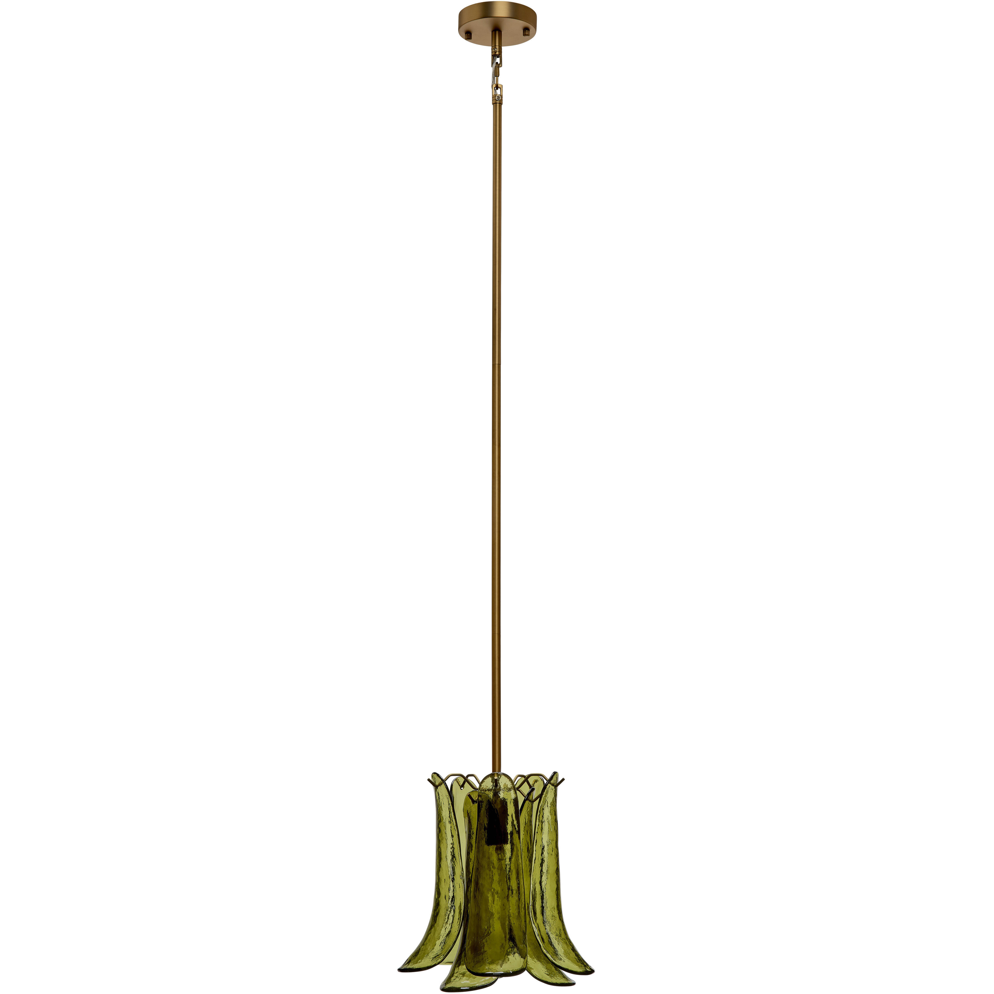 Cala 1 Light 12 inch Brass Pendant Ceiling Light