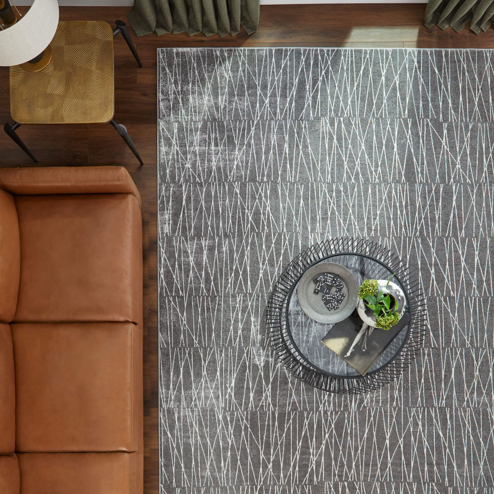 Livenza 158 X 118 inch Dark Grey Rug in 10 x 13