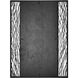 Estela 40 X 30 inch Matte Black and French Gold Wall Mirror, Smithsonian Collaboration