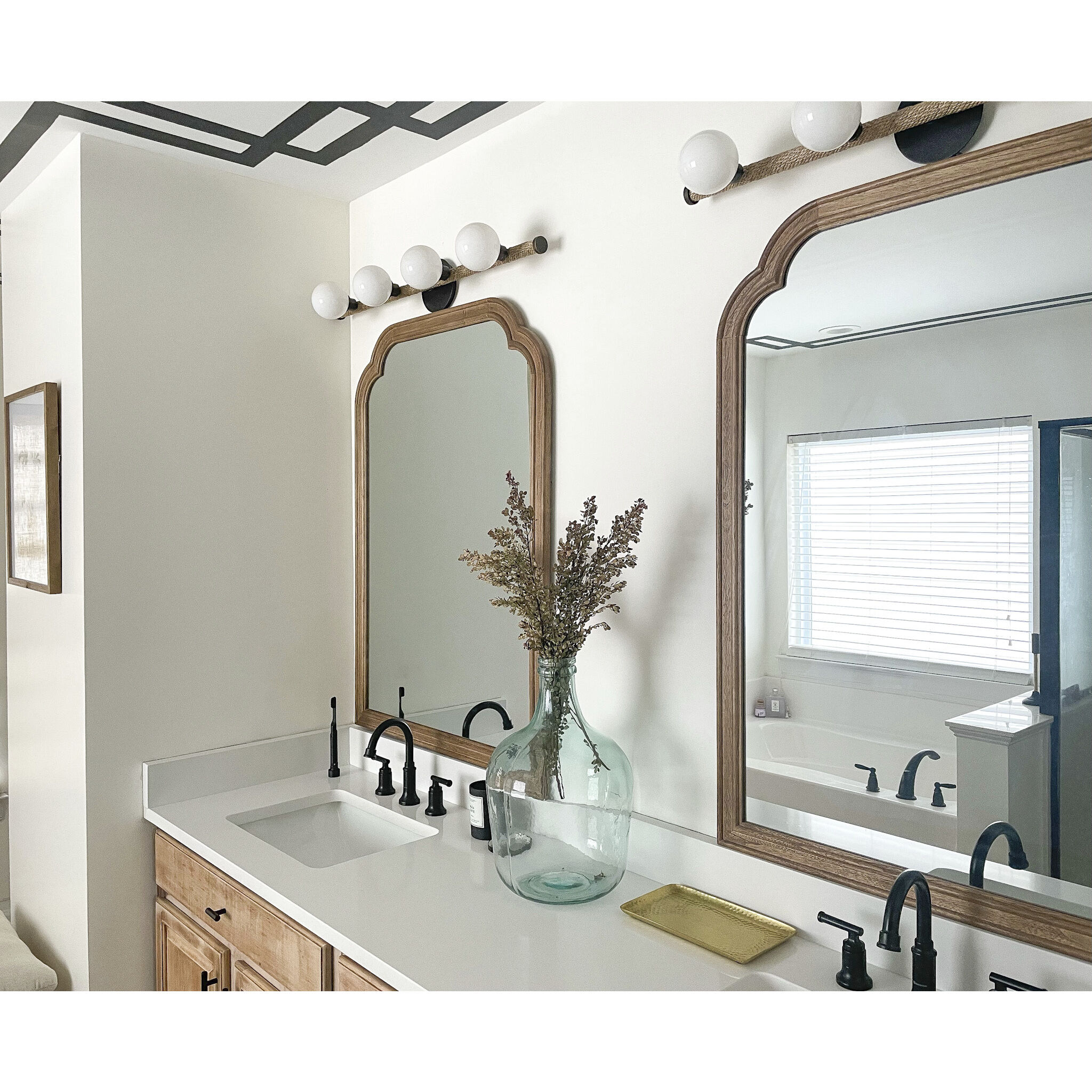 Nomad 4 Light 32 inch Bronze Bath And Vanity Wall Light