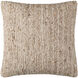 Derby 22 X 22 inch Brown / Light Brown / Medium Gray Accent Pillow