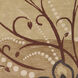 Athena 72 X 72 inch Mustard/Brown/Beige/Dark Brown/Medium Brown Handmade Rug in 6 Ft Square, Square