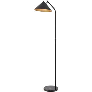 Timon 67 inch 60.00 watt Matte Black with Black Floor Lamp Portable Light