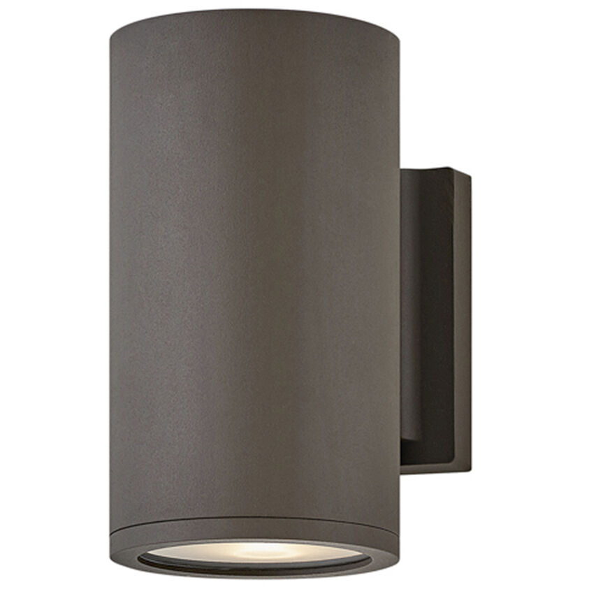 Coastal Elements Silo LED 8 inch Architectural Bronze Outdoor Wall Mount Lantern, Down Light