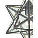 Star 1 Light 9 inch Oil Rubbed Bronze with Clear Mini Pendant Ceiling Light
