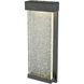 Nieuport LED 15.75 inch Black Outdoor Sconce