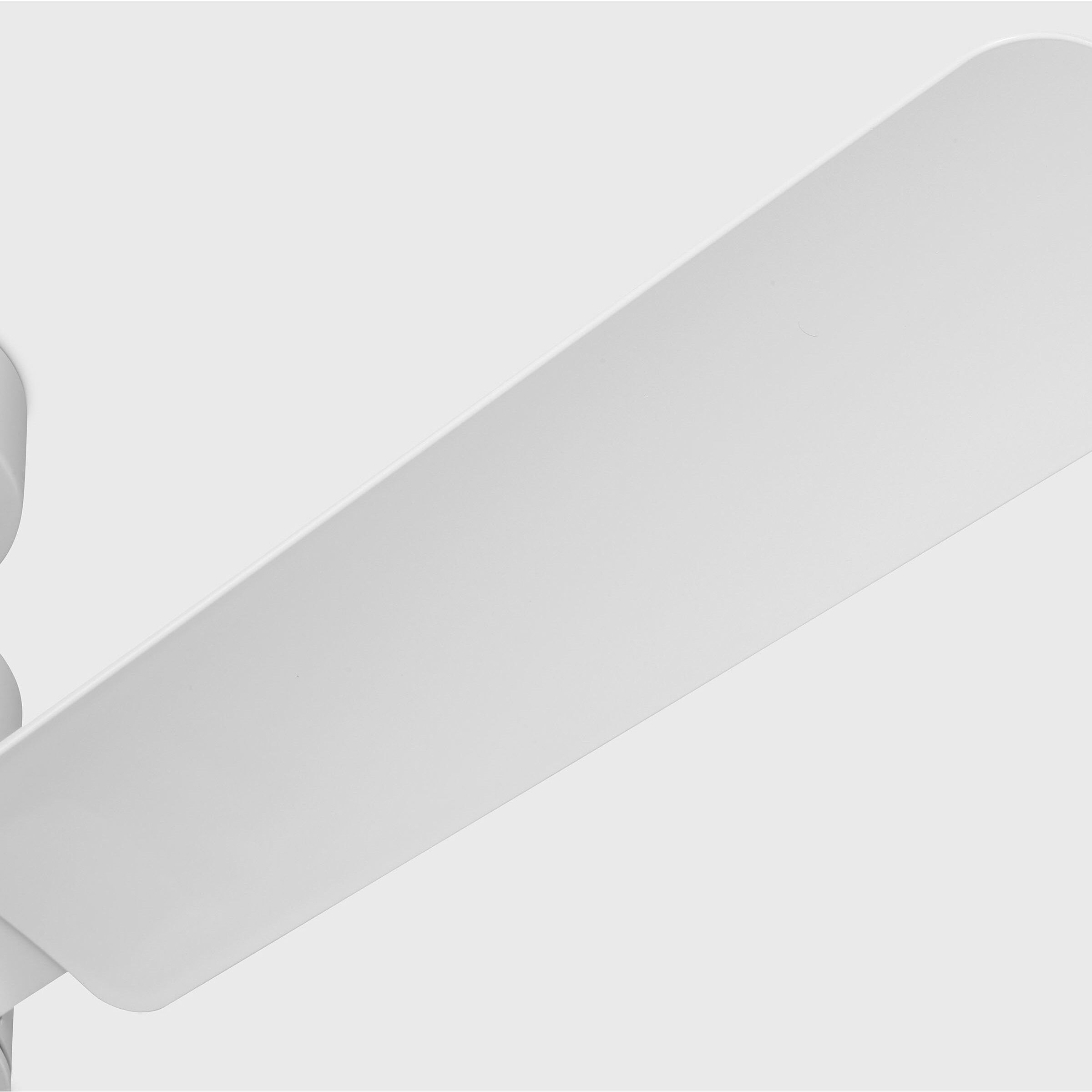 Cleancut 54 inch Matte White with Matte White ABS Blades Indoor/Outdoor Smart Ceiling Fan