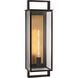 Ian K. Fowler Halle LED 26 inch Aged Iron Outdoor Wall Lantern, Large