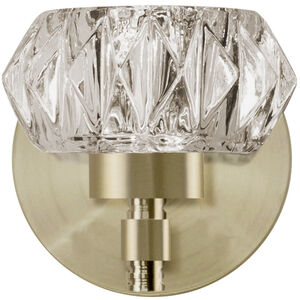 Basin LED 4 inch Brass Vanity Light Wall Light