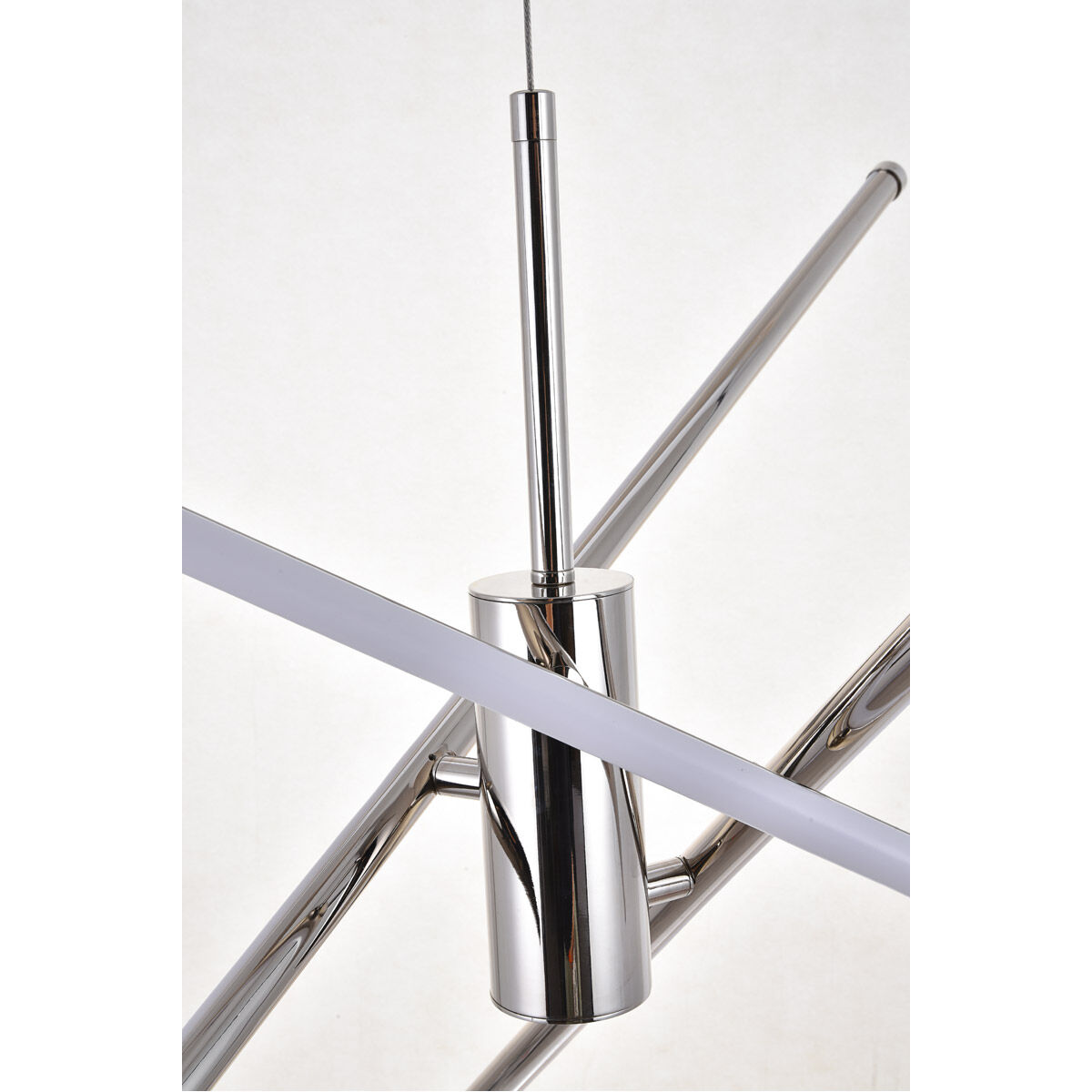 Sonya 3 Light 44 inch Polished Nickel Pendant Ceiling Light