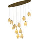 Canada 12 Light 12 inch Bronze Chandelier Ceiling Light