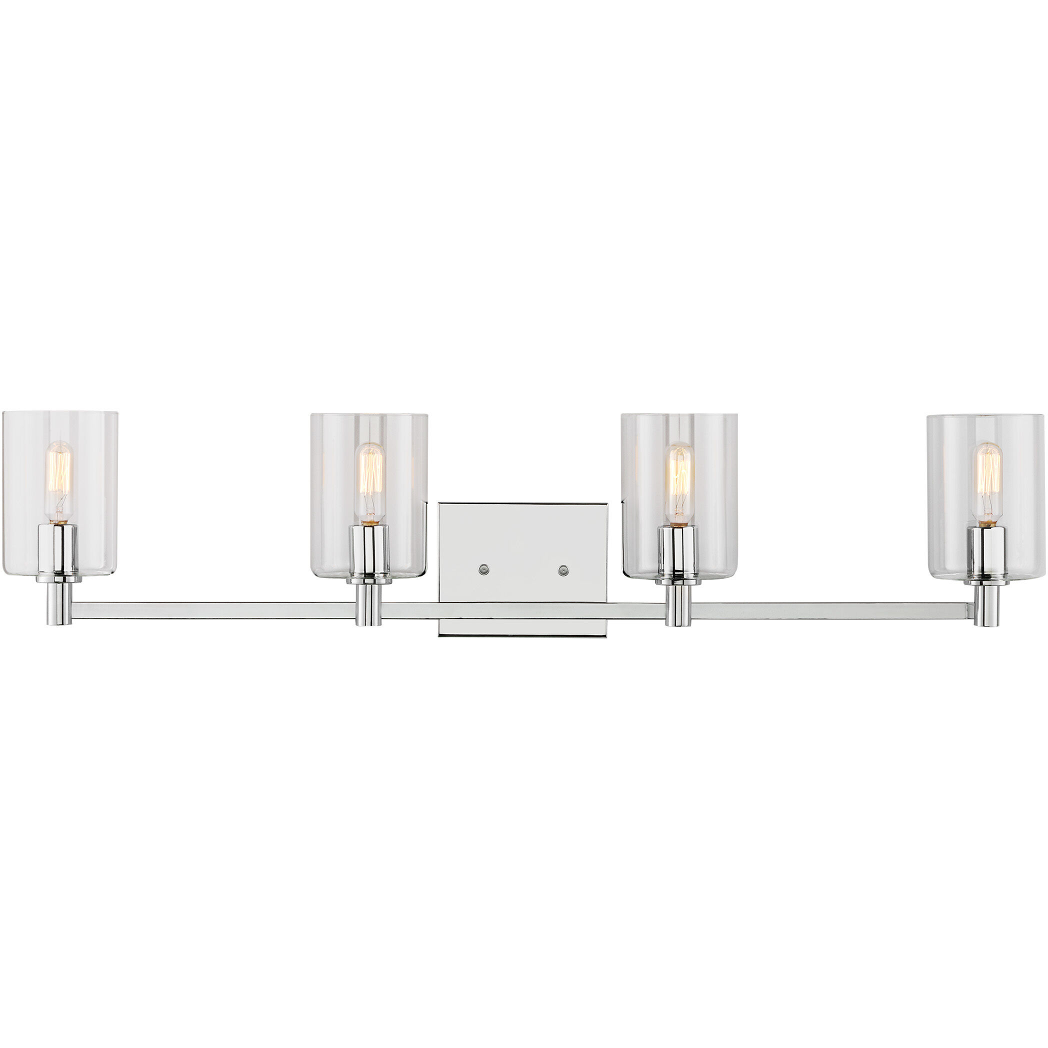 Fullton 4 Light 35 inch Chrome Bath Vanity Wall Light