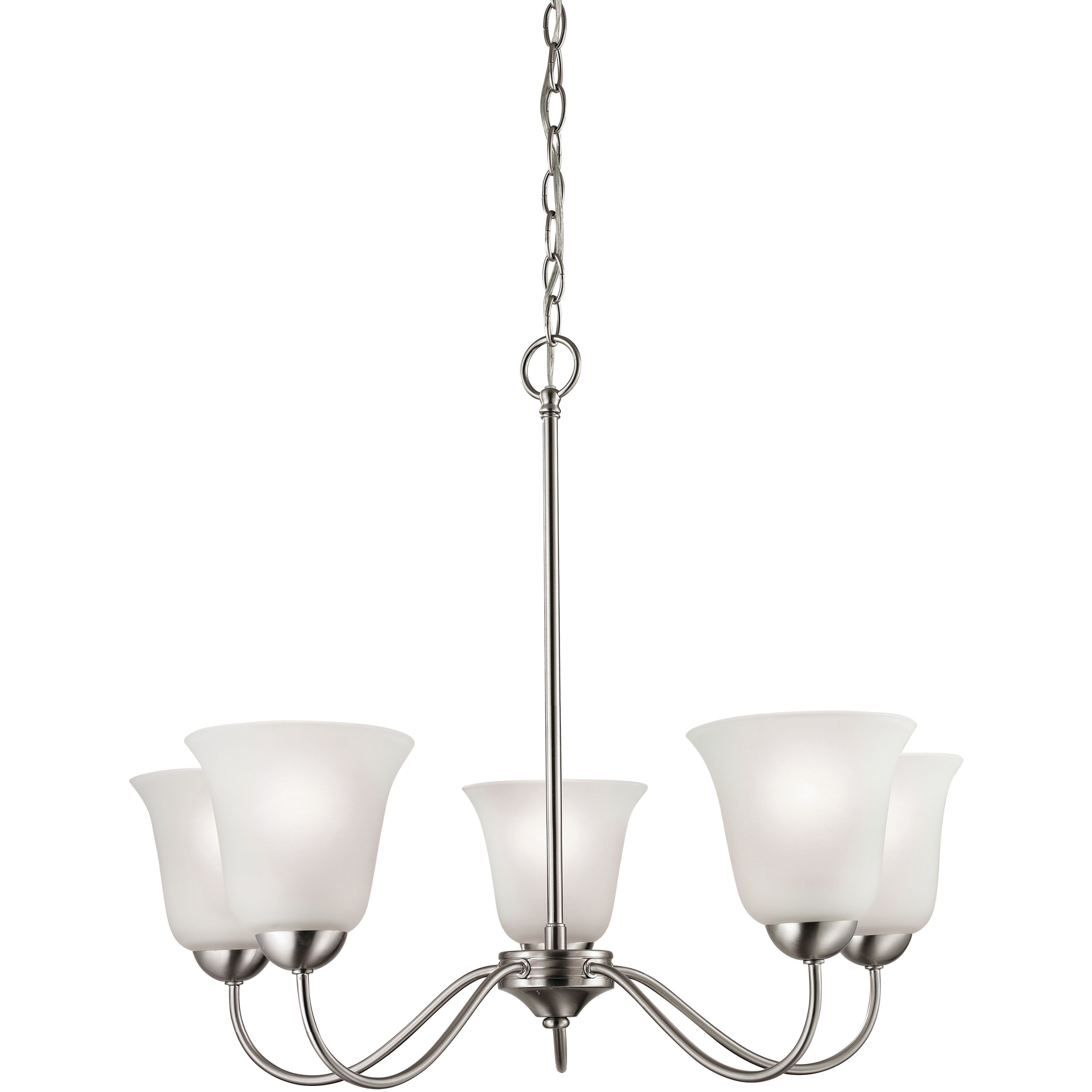 Conway 5 Light 26 inch Brushed Nickel Chandelier Ceiling Light