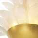 Melrose 8 Light 23.62 inch Antique Brass and Light Smoke Glass Chandelier Ceiling Light