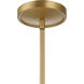 Sommersby 1 Light 7 inch Legacy Brass and Matte Coal Pendant Ceiling Light