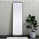 Evermore 60 X 18 inch Black Mirror