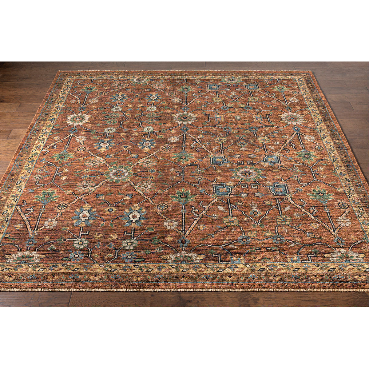 Reign 120 X 96 inch Dark Brown Rug in 8 x 10, Rectangle