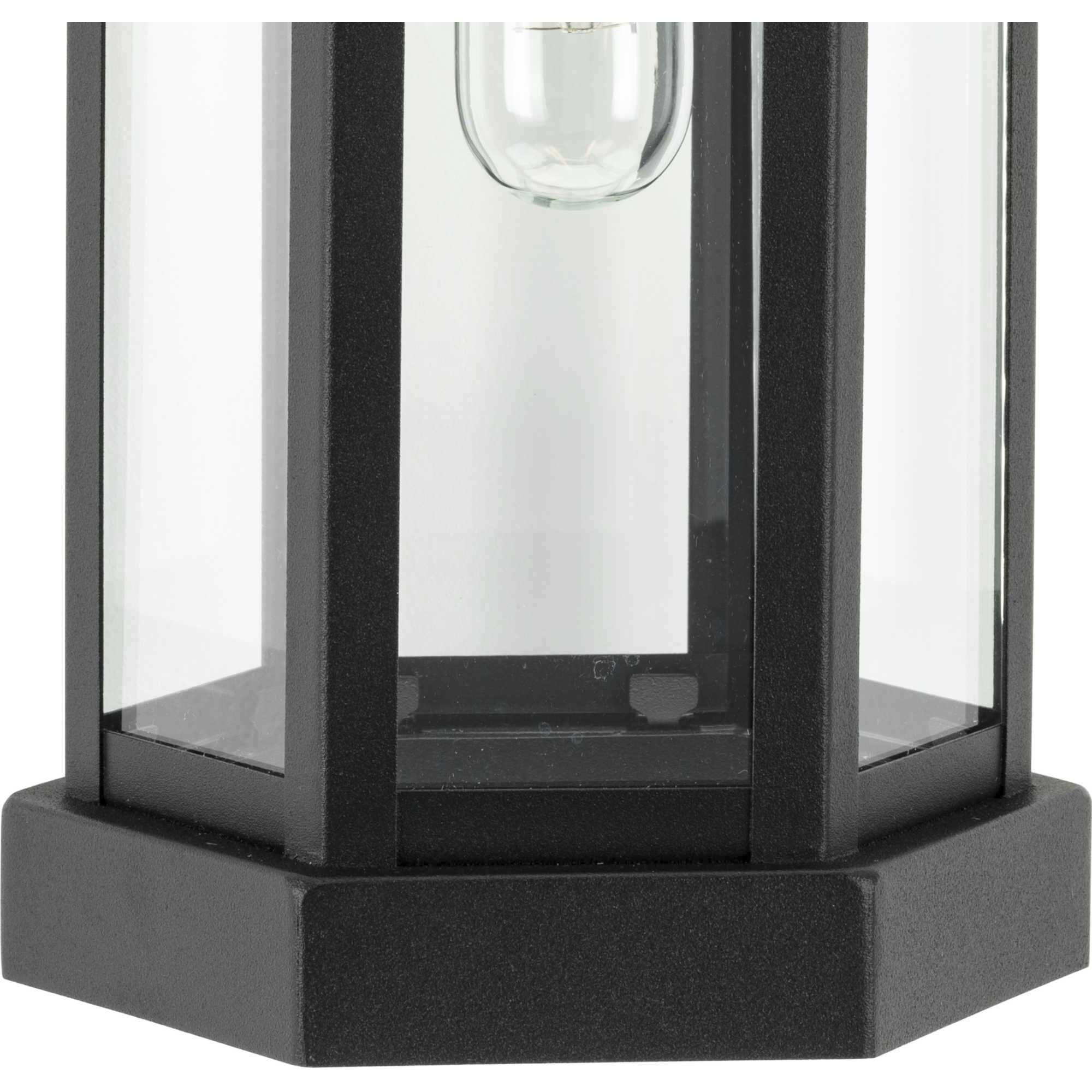 Ramsey 1 Light 12.5 inch Textured Black Wall Lantern