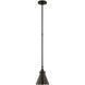 Chapman & Myers Parkington LED 7.25 inch Bronze Pendant Ceiling Light