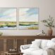 Waterside Collection 29 X 26 inch Non-Glass Framed Art