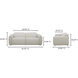 Eli White Sofa, Power Recliner