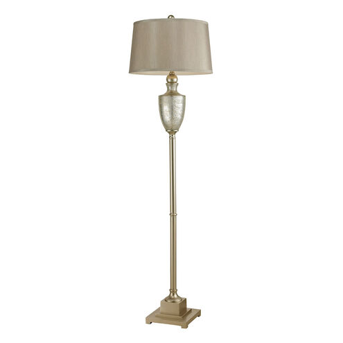 Wright 63 inch 150 watt Antique Mercury with Silver Floor Lamp Portable Light