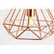 Jago 1 Light 10 inch Copper Pendant Ceiling Light