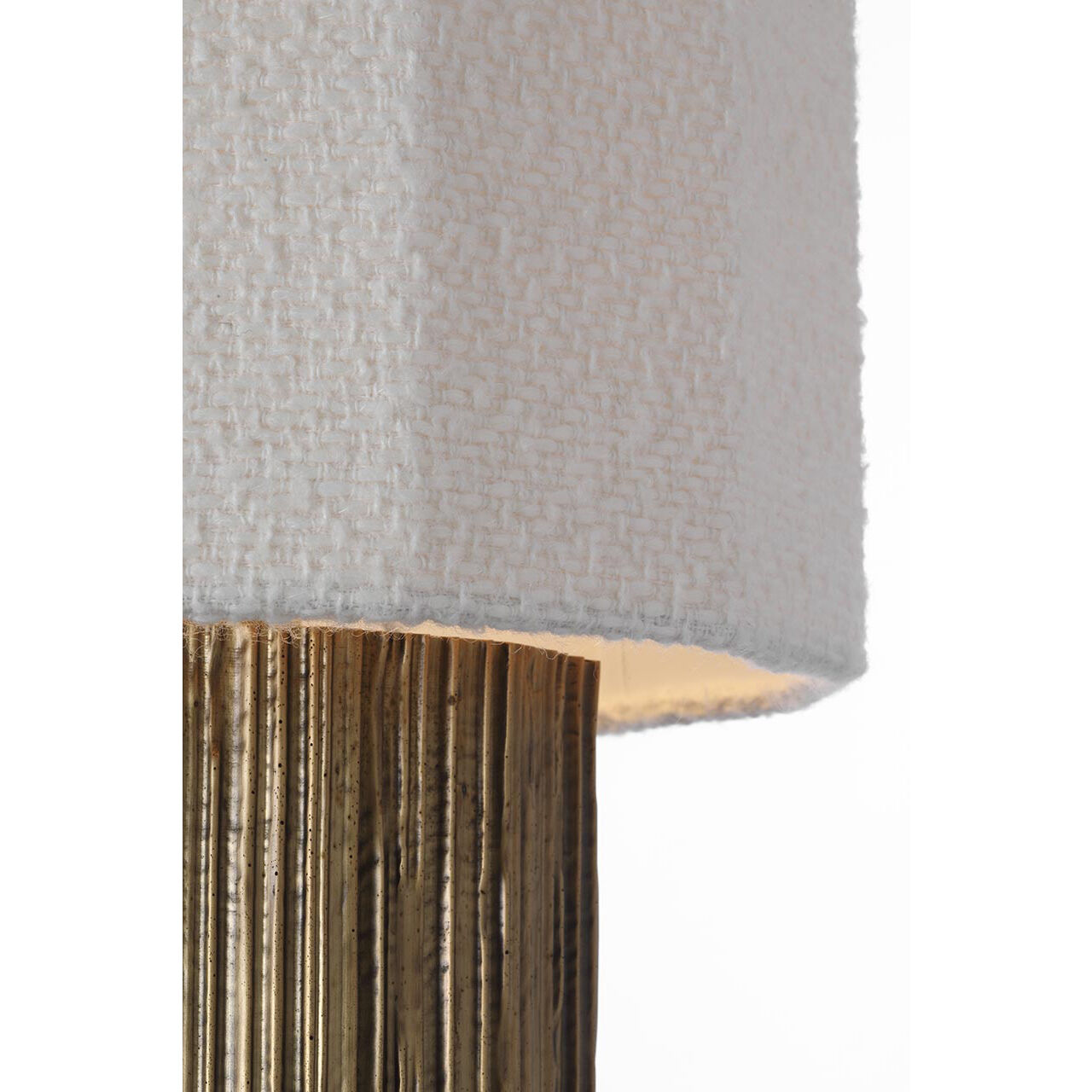 Anne-Marie Barton Fumar 17.5 inch 15.00 watt Ridged Tombac Table Lamp Portable Light