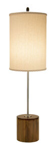 Acacia 27 inch 101 watt Acacia Wood Table Lamp Portable Light