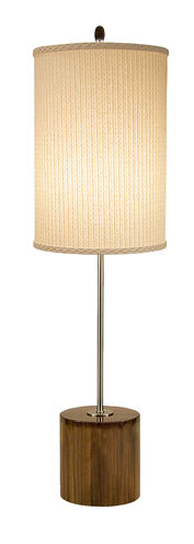 Acacia 27 inch 101 watt Acacia Wood Table Lamp Portable Light