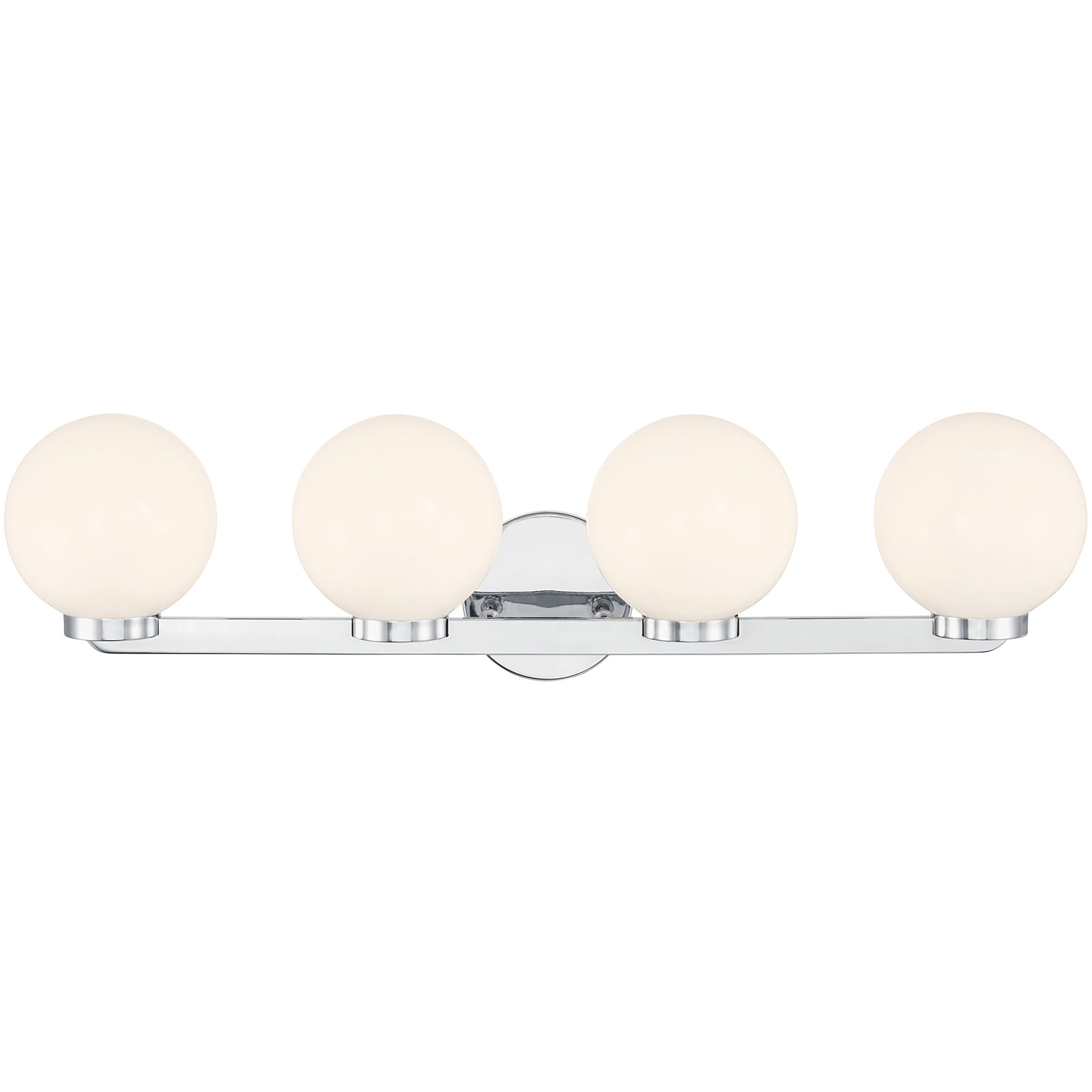 Ardeva 4 Light 30.25 inch Chrome Bathroom Vanity Light Wall Light