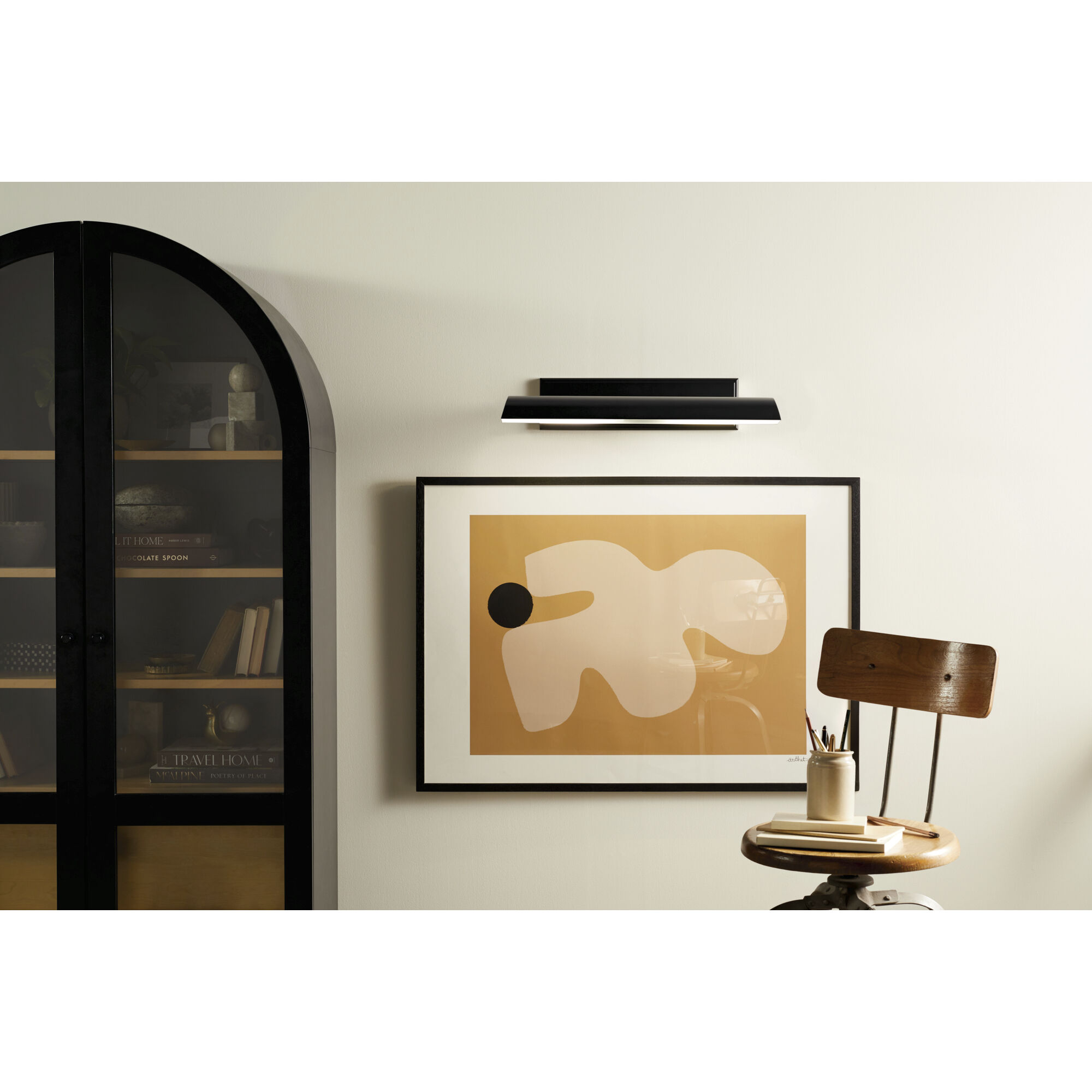 Carston 26 watt 24.25 inch Black Picture Light Wall Light