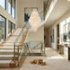 Serena 19 Light 24.8 inch Satin Nickel Chandelier Ceiling Light