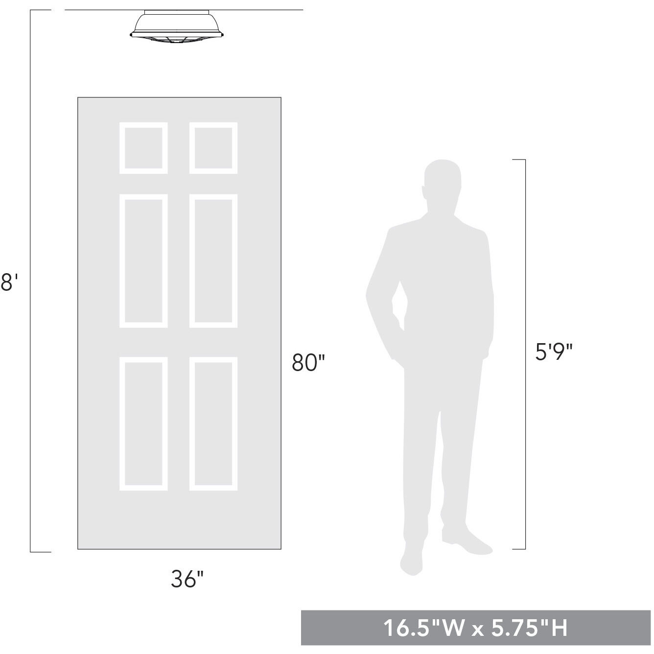 Bartlett 3 Light 16.5 inch French White Flush Mount Ceiling Light, Damp
