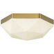 Alora Mood Krysta 2 Light 10.5 inch Brushed Gold Flush Mount Ceiling Light