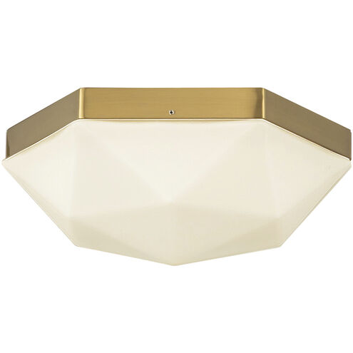 Alora Mood Krysta 2 Light 10.5 inch Brushed Gold Flush Mount Ceiling Light