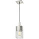 Gantt 1 Light 4.75 inch Brushed Nickel Pendant Ceiling Light