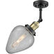 Franklin Restoration Geneseo LED 7 inch Black Antique Brass Sconce Wall Light, Franklin Restoration