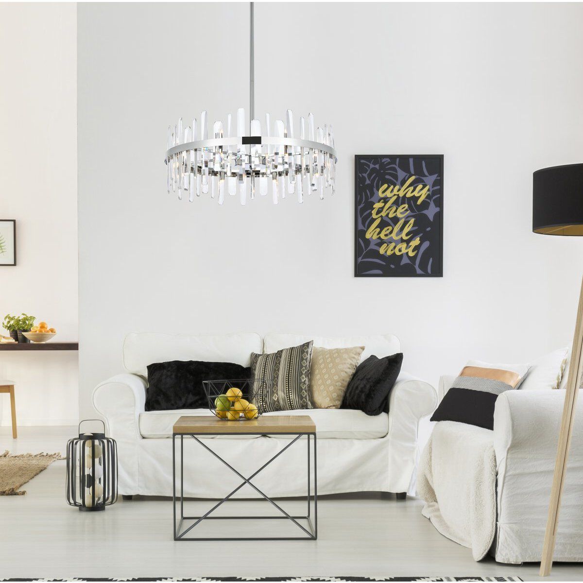 Serena 16 Light 32 inch Chrome Chandelier Ceiling Light