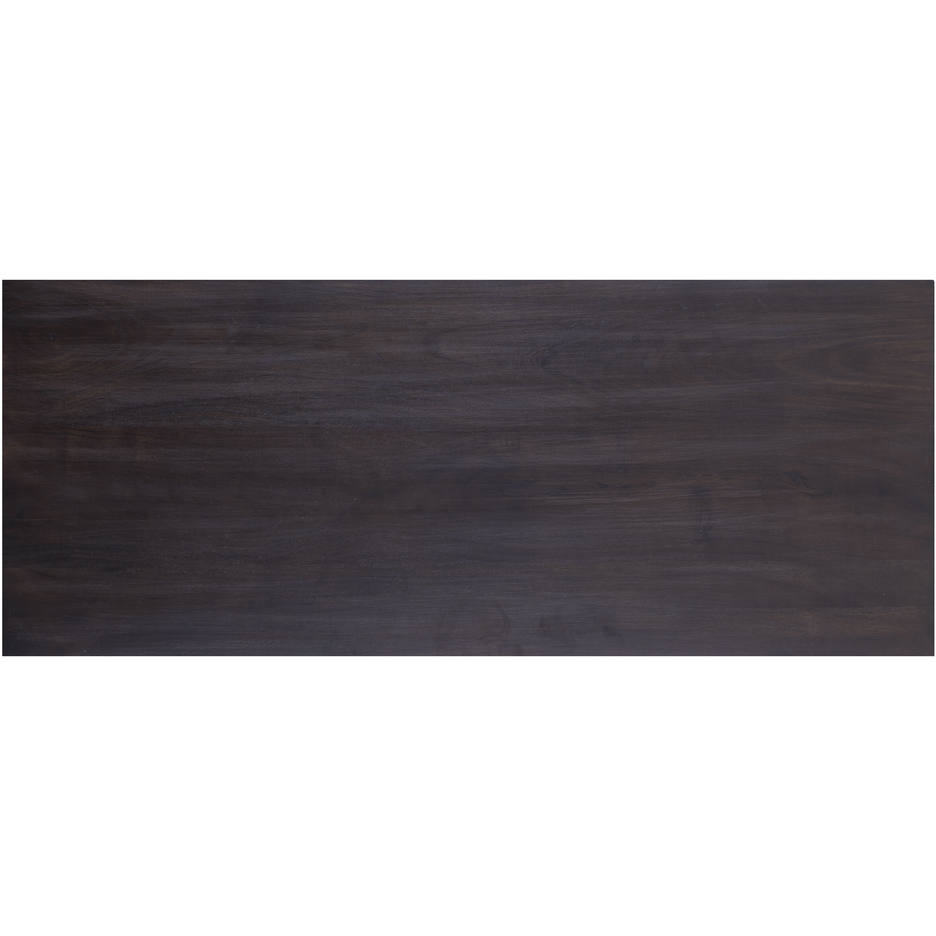 Carrick 60 X 18 inch Dark Brown with Brass and Clear Console Table