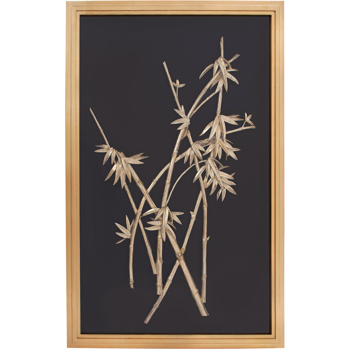 Bamboo Gold Wood Wall Art