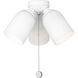 Emile LED Matte White Fan Light Kit