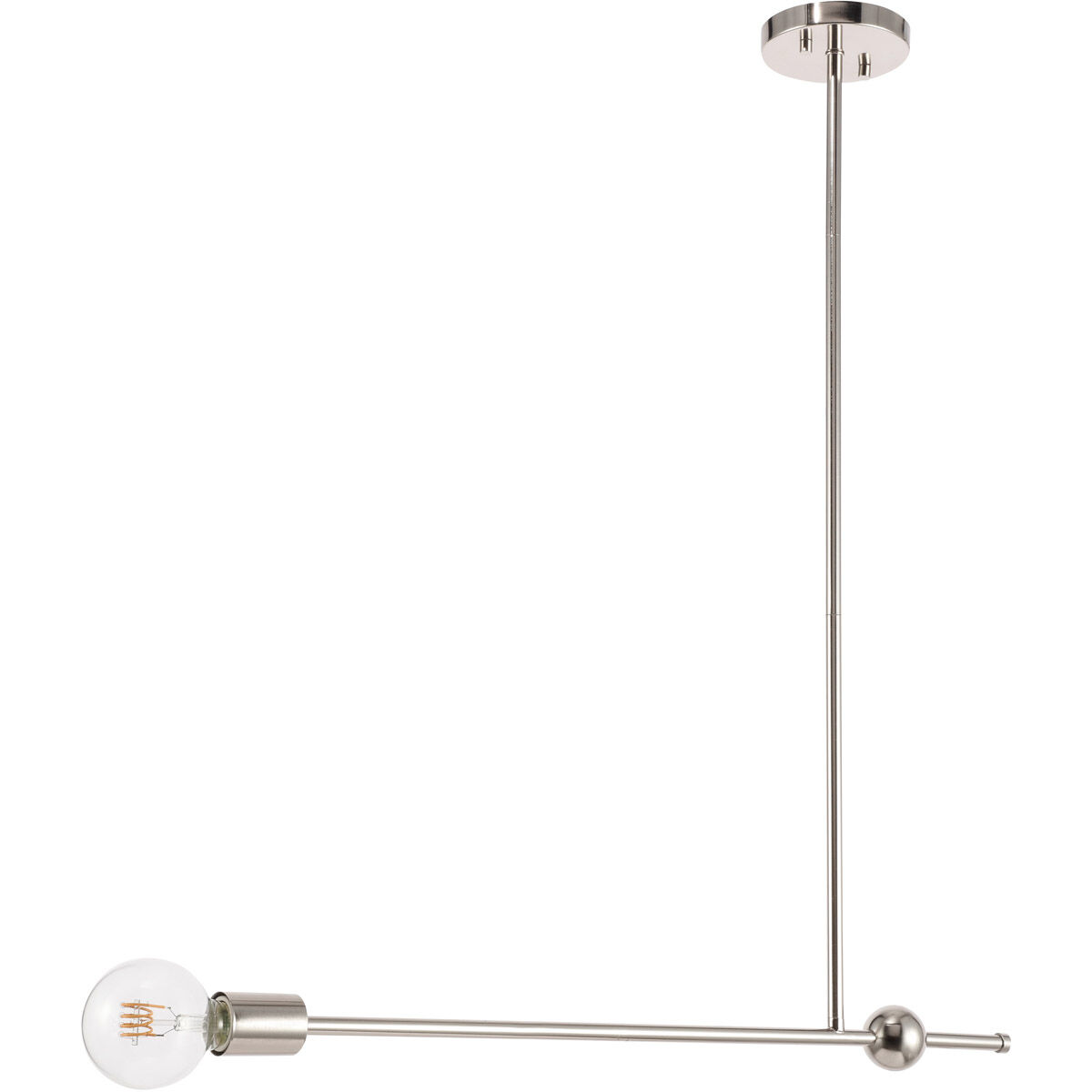 Brees 1 Light 27 inch Chrome Pendant Ceiling Light