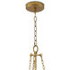 River Reed 6 Light 34 inch Gold Chandelier Ceiling Light, Basin