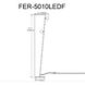 Fernanda 50.75 inch 5 watt Satin Black Floor Lamp Portable Light