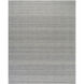 Romano 90 X 60 inch Metallic - Silver/Grey/Sterling Grey Handmade Rug in 5 x 7.5